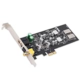 VBESTLIFE Carte Son ST114 PCIE, Carte Son HiFi Professionnelle à Fibre Optique Coaxiale à ...