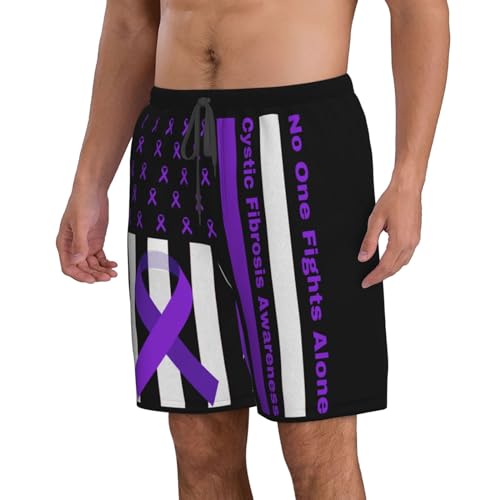 Men's Beach Shorts Drawstring Quick Dry Running Athletic Shorts with Pockets3