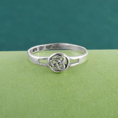 Image of 925 Sterling Silver Plain Band Ring for Men & Women | Pure Silver Unisex | Hallmarked Silver Ring for Daily Use | Gift for him her | Chandi Ring | Thumb Ring |Couple Rings