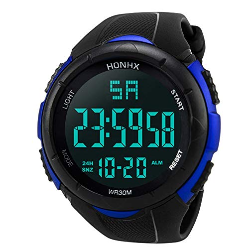 Montre numérique de pour Hommes Montre-Bracelet Militaire analogique LED Sport Montre pour Hommes...