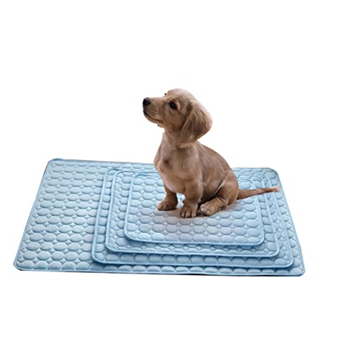 ifundom Pet Summer Cooling Blanket for Dogs and Cats Breathable Ice Mat for Indoor and Outdoor Use Self Cooling Dog Bed for Travel and Hot Weather