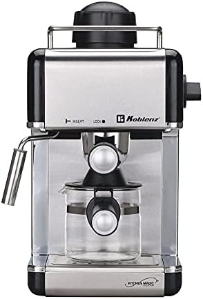 Amazon.com: Koblenz CKM-650 EIN 4-Cup Kitchen Magic Collection Espresso and Cappuccino  Maker, One Size, Black: Home \u0026 Kitchen