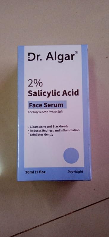 Image of Dr. Algar 2% Salicylic Acid Serum For Acne, Blackheads, Oil control & Open Pores, Serum For Clear Skin for Women & Men