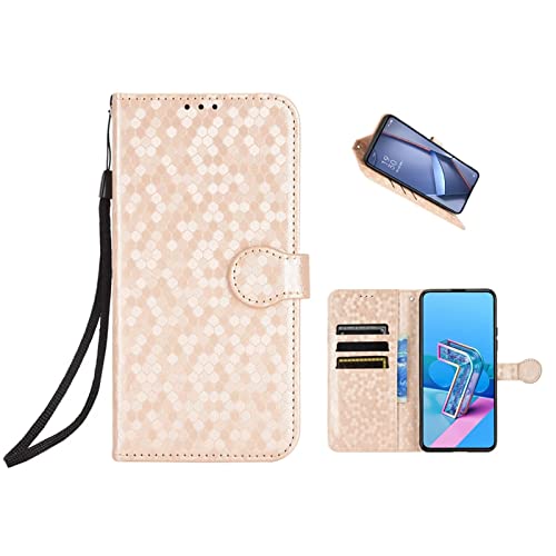Coque pour HMD Skyline 5G étui de protection or motif pois chic