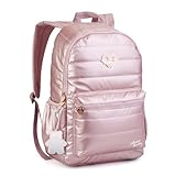 Mochila Escolar Menina Costa Color Up Seanite Metalizada (Rosê)