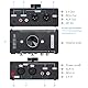 AtNeDcVh Stereo Audio Vorverstärker – XLR symmetrischer RCA 3,5mm Eingang auf XLR RCA 3,5mm Ausgang, Konverter Adapter Verstärker für Phono Plattenspieler Phonograph (Schwarz)