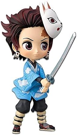 Tanjiro Action Figure Anime 15 cm Collectible for Office Desk & Study Table, Car Dashboard, Decoration and Cake Topper Toys for Fans