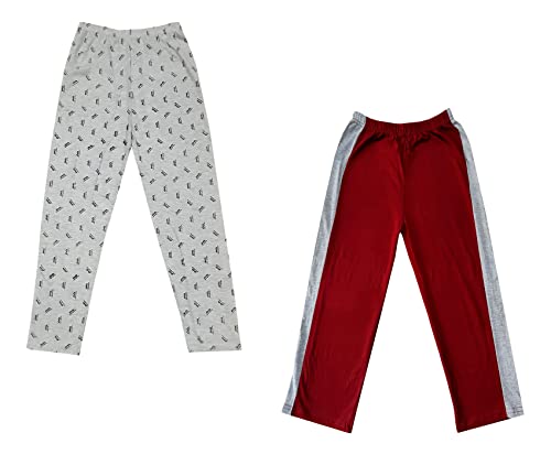 Image of indi weaves Boys and Girls Cotton Solid and Printed Pyjama /Pant /Trackpants