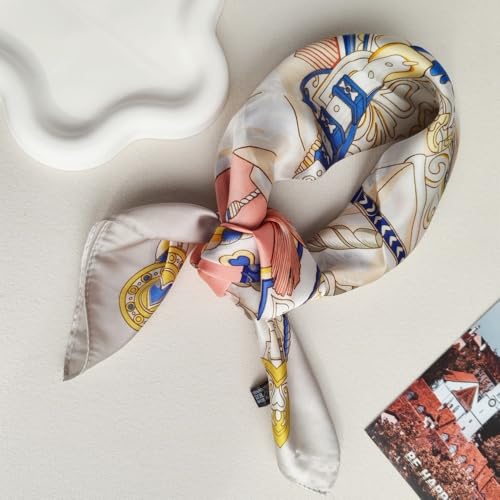 Elegant Vintage Silk pashmina shawls – Versatile,Stylish Square pashmina shawls,Headscarf,Neckwear,Fashion 452