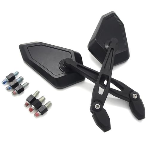 Espejo retrovisor de moto universal compatible con Honda NX650 CBF125 CBF250 CBX 6