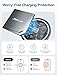 JSAUX Charger for iPhone 17 Magsafe Wireless Charging, Compatible with iPhone 17 Air Pro Max/16/15/14/13/12 Series, Magnetic Mag Safe Charging Pad, Aluminum Alloy, USB & USB C Dual Ports - Blue