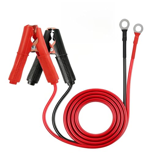 Juego de 2 Pinzas de Cocodrilo de 30A con Cable