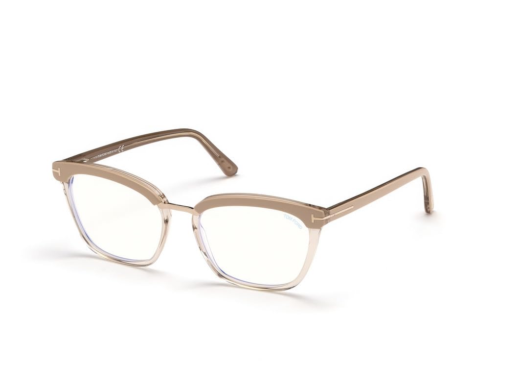 Amazon.com: Tom Ford FT 5550-B BLUE BLOCK LIGHT PINK 54/17/140 