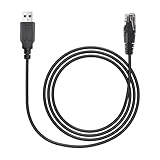 USB to RJ50 10P10C Cable - USB to RJ50 Control for APC Control Cable,Replacement for APC UPS 940-0127B,940-0127C,940-0127E,AP9827 | 6.5 FT Serial Communication Cord