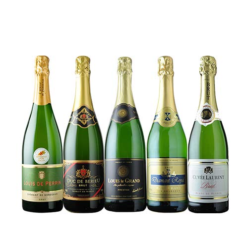 全部フランス産 辛口スパークリング5本セット 第17弾 スパークリングワインセット