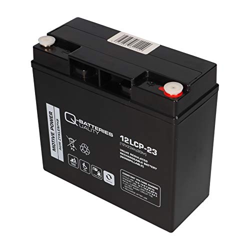 GreenStreet Batterie de rechange pour scooter électrique 2 batteries 12 V 23 Ah