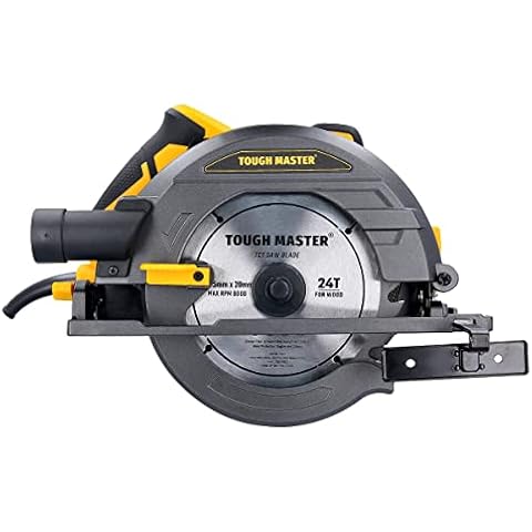 TOUGH MASTER 1400W Circular Saw with Dust Collection Cover