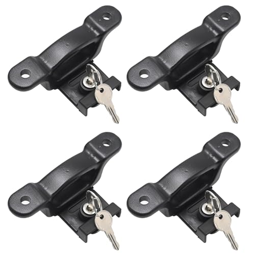 All New Box Cleats In Pickup Bed For Tie Down - 2024 Ford F-Super Duty 6 EATAKWARD 4Pcs FL3Z-99000A64-B Boxlink Bed Tie Down Anchors Cleats, Bed Cleats Box Link Kit, Replacement for Ford F Series 150 F Series 250 F Series 350 2015-2026