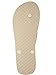 KARL LAGERFELD Paris Women's Zemi Flip Flop Sandals (Beige, US Footwear Size System, Adult, Women, Numeric, Medium, 8)
