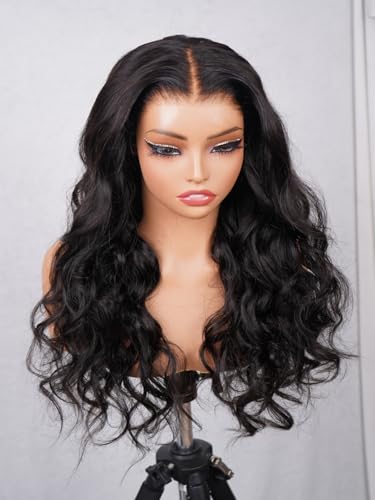 Image of ISEE Glueless Wigs Human Hair 7x5 Layered Body Wave Wig For Women 20 Inch
