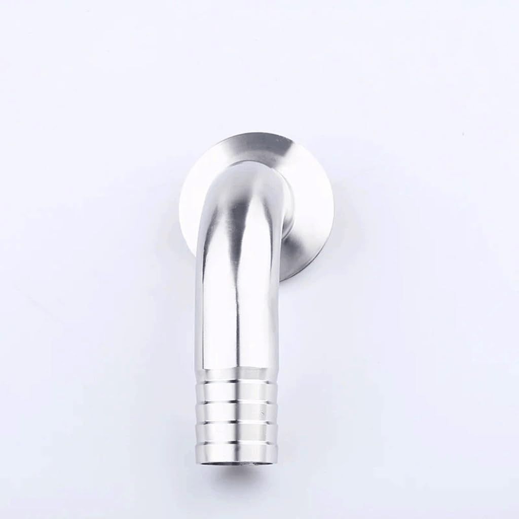 Złącze węża z kolcami, SS304 Tri Clamp Króciec do węża Tulejka sanitarna Łącznik rurowy Kolanko 90 stopni Wiele rozmiarów(108mm x ferrule119)