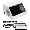 Global-Dental Lab Sandblaster Dust Collector High Strength LED Vacuum Extractor Box Grinding Polishing Box Lapping Protector Sandblasting Dust-Proof Case