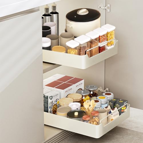 La mejor selección de Accesorios para tarja - 5 favoritos. 43 Organizador de gabinete extraíble fijo con nanopelícula adhesiva, estantes deslizantes para despensa,Organizador Bajo Fregadero, organizador de cajones extensible(1...