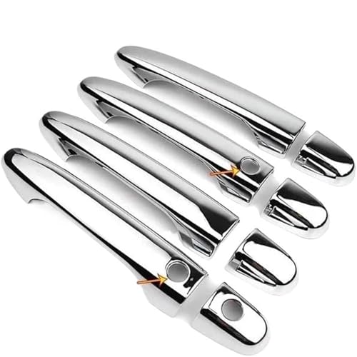 Poignée de porte extérieure gauche Civic 2012-2016 argent 2 boutons - 2