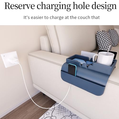 Plateau porte-gobelet pour canapé anti-renversement pour télécommande - 5