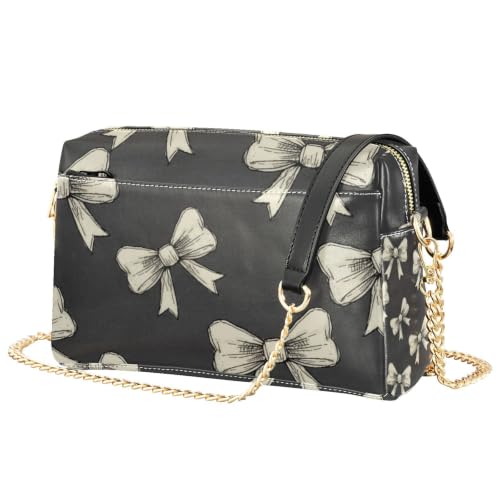 Sac à bandoulière pour femme petit modèle en cuir PU signé Mnsruu