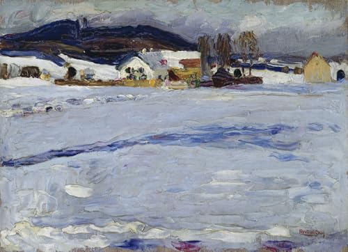 Peinture Murale Nordique Kandinsky Winter Impression Affiche Décoration