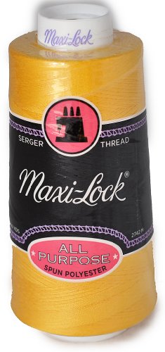 Maxi Lock hilo poliéster 3000 yd oro miniatura 1