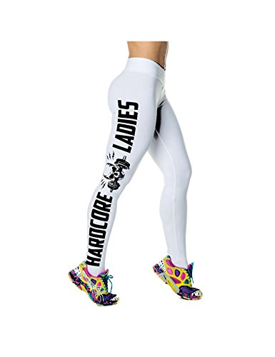 Zacoo Graphic Print Sport Yoga Gym Fitness Workout Gamaschen Hosen S