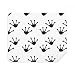 Frog Footprints Animal Outline Protect Animal Cleaning Cloth Screen Cleaner 2pcs Suede Fabric