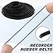 150PCS Recorder Rubber Belts, 40mm-135mm Turntable Belt, Cassette Recorder Repair Maintenance Tape Machine Rubber Belt, Cassette Recorders Belts, for DVD CD LD VCR Repeater Drives.