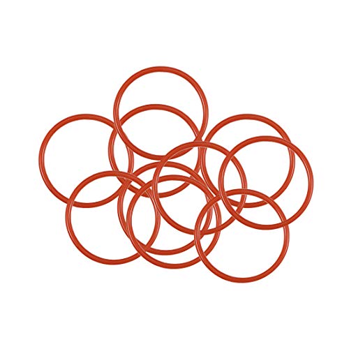 Sourcing map Silicone O-Ring, 25mm OD, 22mm ID