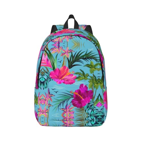 Multifunzionale: questo zaino unisex vintage casual Hello Hawaii è ideale per scuola, ufficio, viaggi, shopping, attività all'aperto, lavoro, escursionismo, campeggio, affari, elegante e pratico per uomini e donne.
