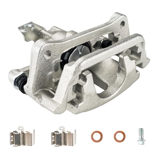 Image of PHILTOP Rear Right Brake Caliper Compatible with 2012-2020 Grand Caravan, 2012-2016 Town & Country, 2013-2015 C /V, 2012-2014 Routan, 18-B5398