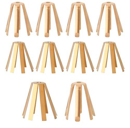 10pcs Adaptateurs Tige Golf Laiton Universel, Cales Espacement Professionnel