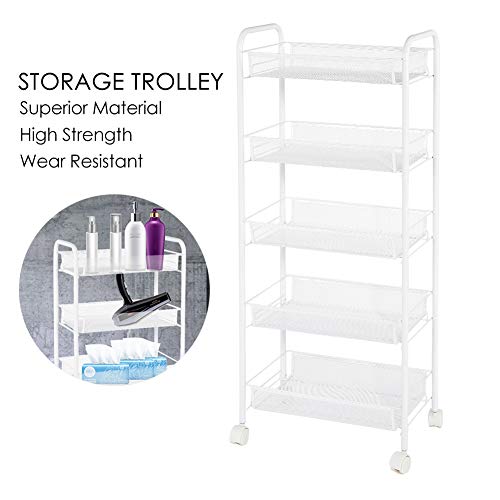 Carrinho carrinho com rodas, carrinho de armazenamento removível com rodas Carrinho de armazenamento