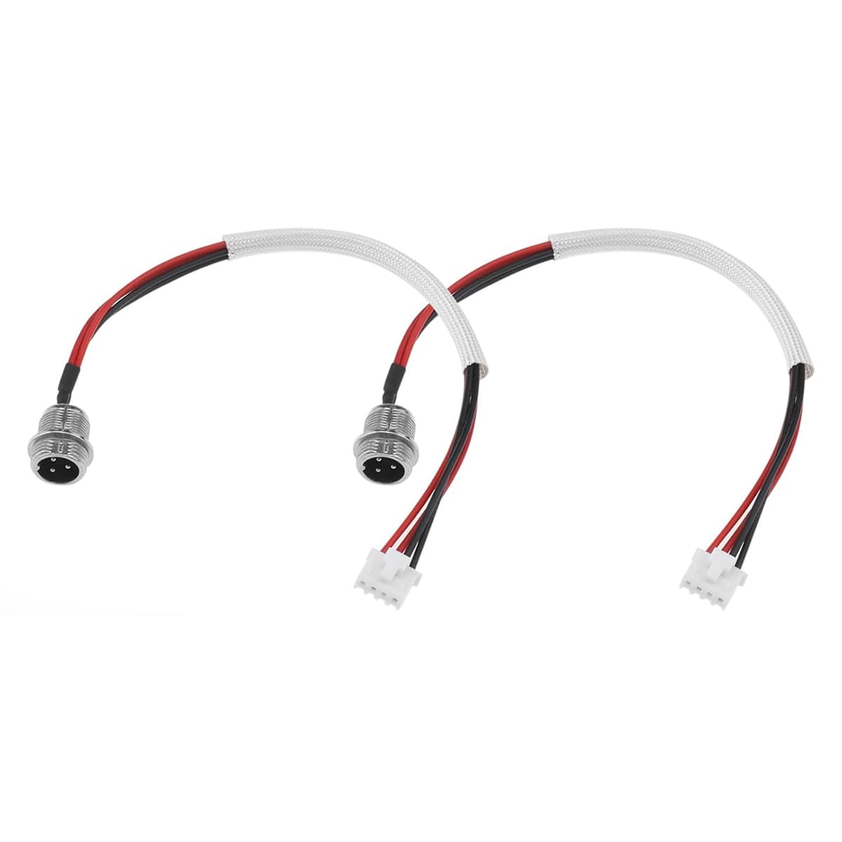 DUZEPA 2 Sets 3-Pin 4-Wire Charging Port for Self-Balancing Hoverboard Electric Scooter Replacement Accessories 24cm Cable Length