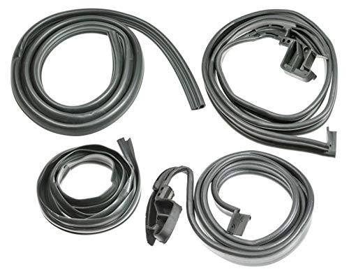 Bedside to Removable Top Weatherstrip Seal Kit Compatible with 1987-1991 Chevrolet Blazer 1976-1986 K5 Blazer 1976-1991 GMC Jimmy