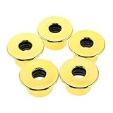 Healvian 5 Piezas Tapas de Botellas Difusoras de Vidrio Tapas Antileak para Botellas de Aceites Esenciales Compatibles con Varillas de Aromaterapia para DIY y Hogar y Oficina