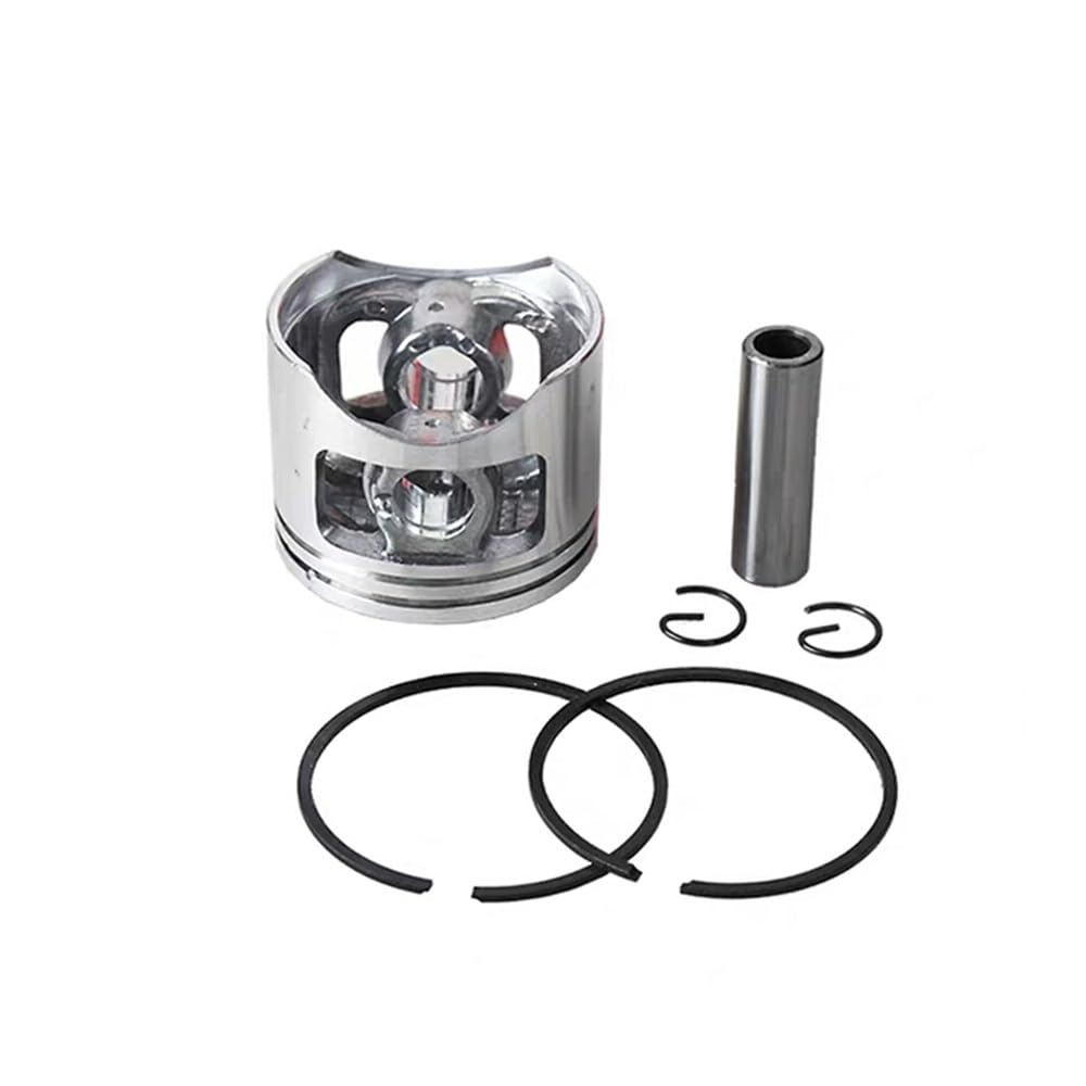 1Set Chainsaw Piston Kit 45mm Compatible with 5200 52cc G5200 Cylinder Engine Motor W/Pin Circlips Spare