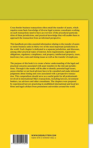 International Asset Transfer: An Overview of the Main Jurisdictions. a Practitioner's Handbook