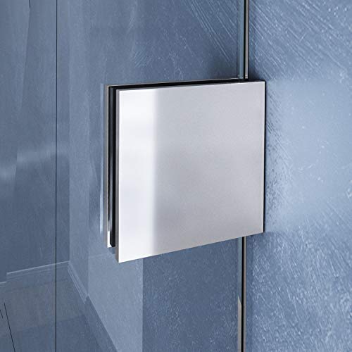 Sunny Shower Frameless Tub Shower Door, 58.5-60 In. W X 62 In. H Sliding Shower Glass Door For Bathtub With 3/8 In. Clear Glass, Polished Stainless Steel #TOP7