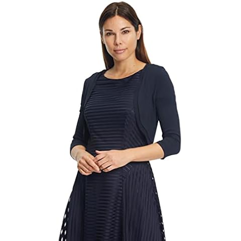 Vera Mont Damen 0037/4808 Bolero, Blau (Night Sky 8541), 46 Cover