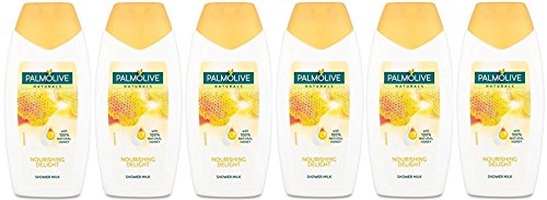 Palmolive Douche Lait et Miel Naturals 250ml lot de 6 flacons