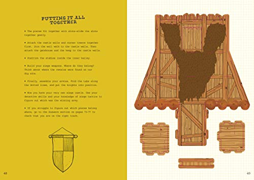 Build! A Knight's Castle: Paper Toy Archaeology #TOP6
