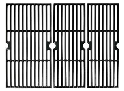 Direct Store DC150 18 Inch Cast Iron Cooking Grates for Charbroil Performance 4 Burner 463376519, Replacment for Char-Broil Grill 463376319, 463375619, G470-0003-W1, G470-0002-W1,G321-0005-W1